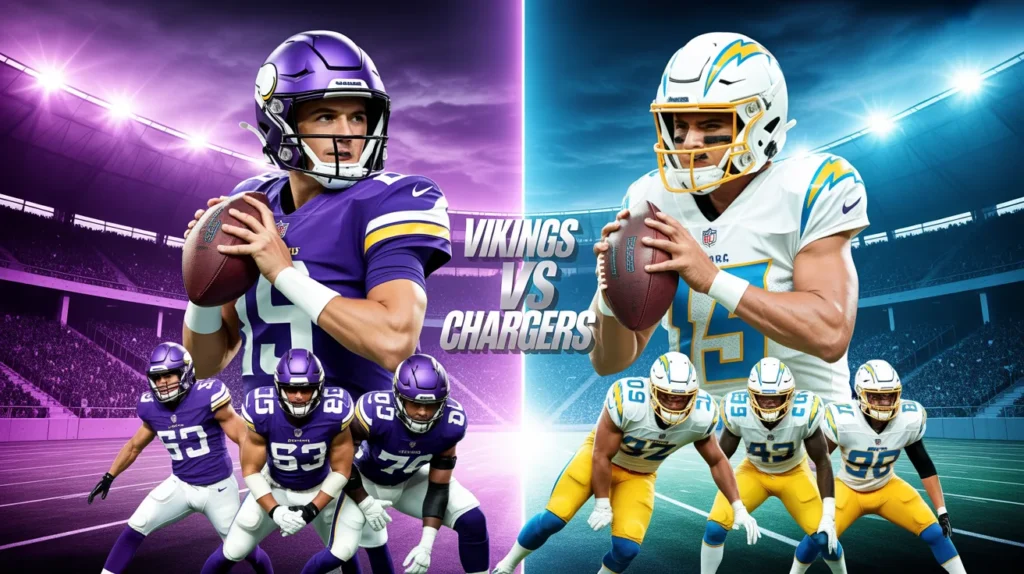 Vikings vs Chargers player showdown