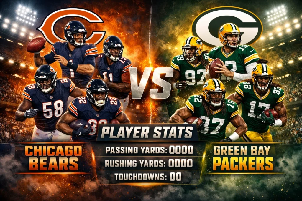 Bears vs Packers Match Stats & Game Analysis