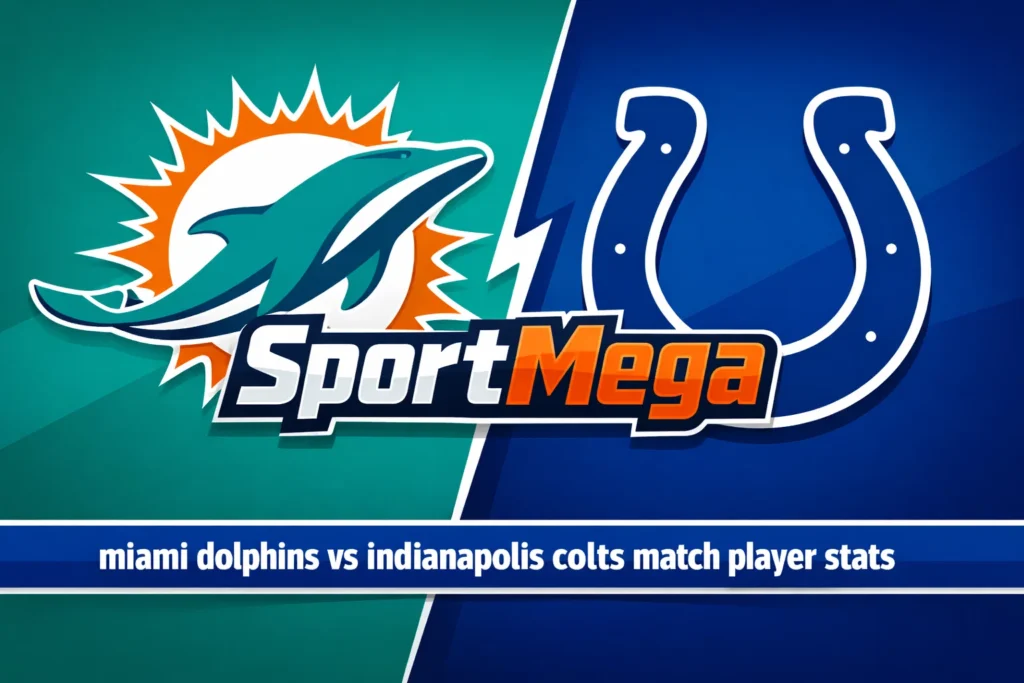 Player Stats: Miami Dolphins vs Indianapolis Colts