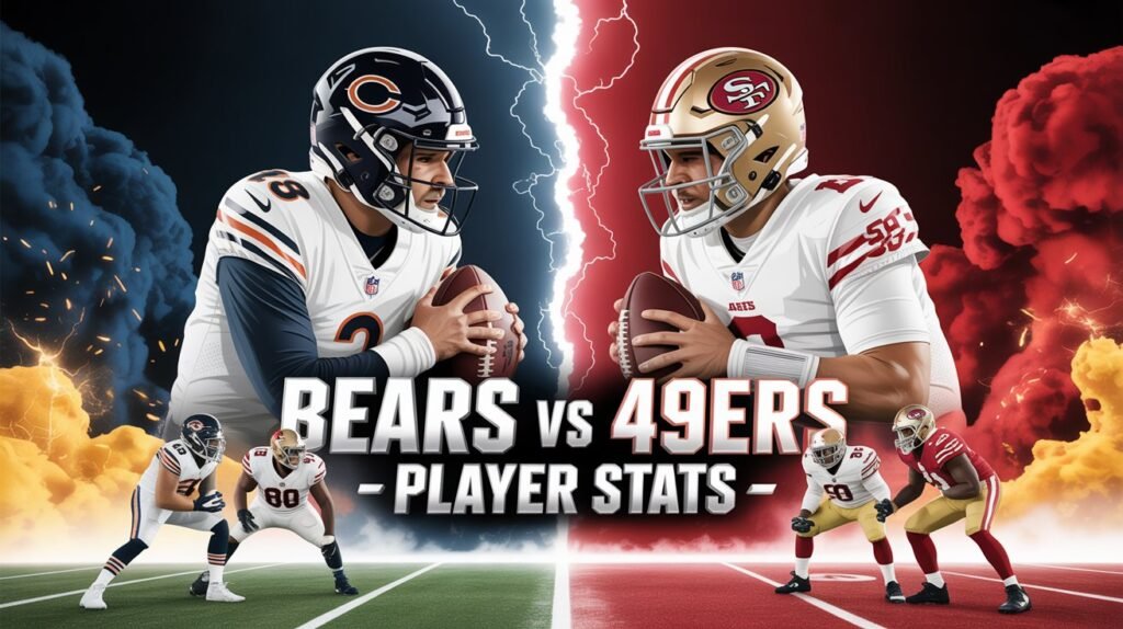 Chicago Bears vs 49ers Full Player Stats