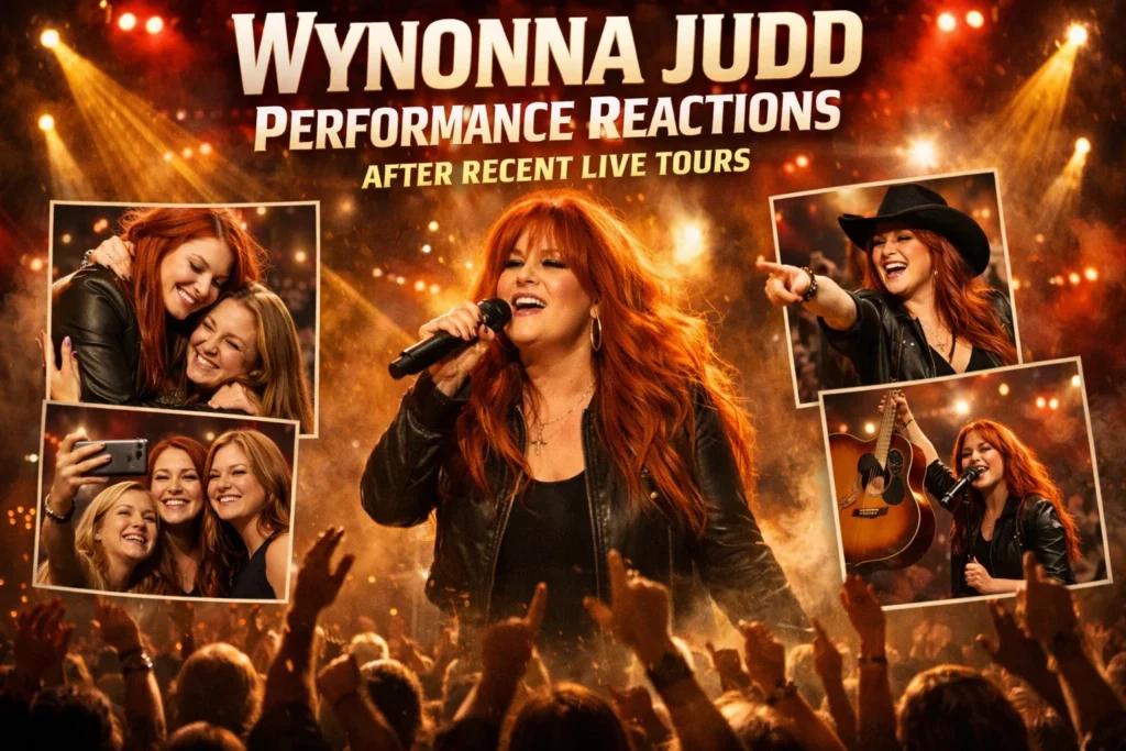 Wynonna Judd emotional stage performance