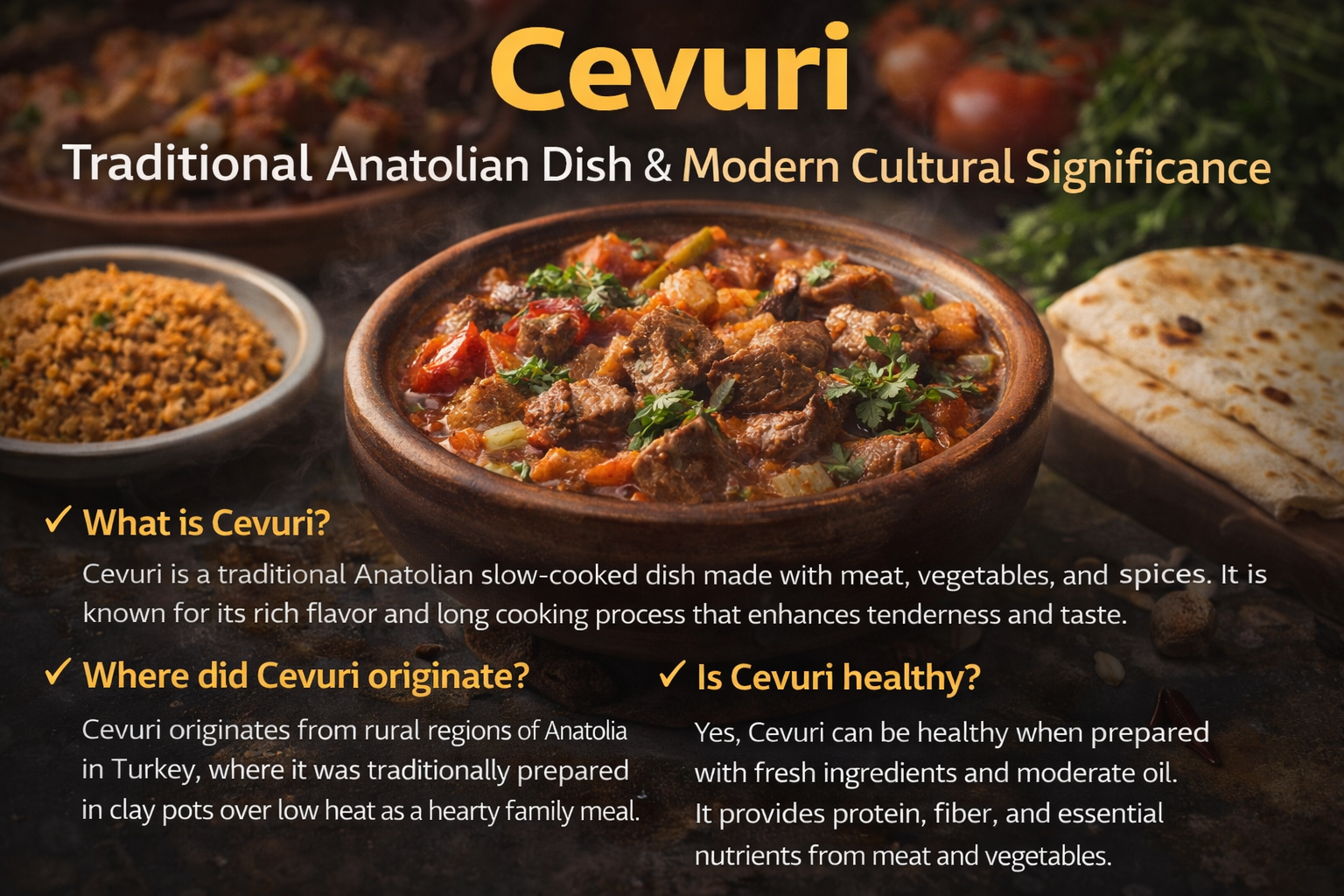 Cevurı: Traditional Anatolian Dish & Modern Cultural Significance