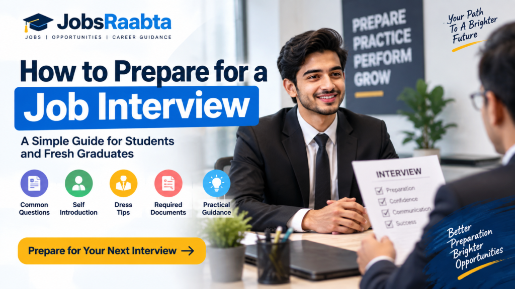 How to Prepare for a Job Interview: A Simple Guide for Students and Fresh Graduates