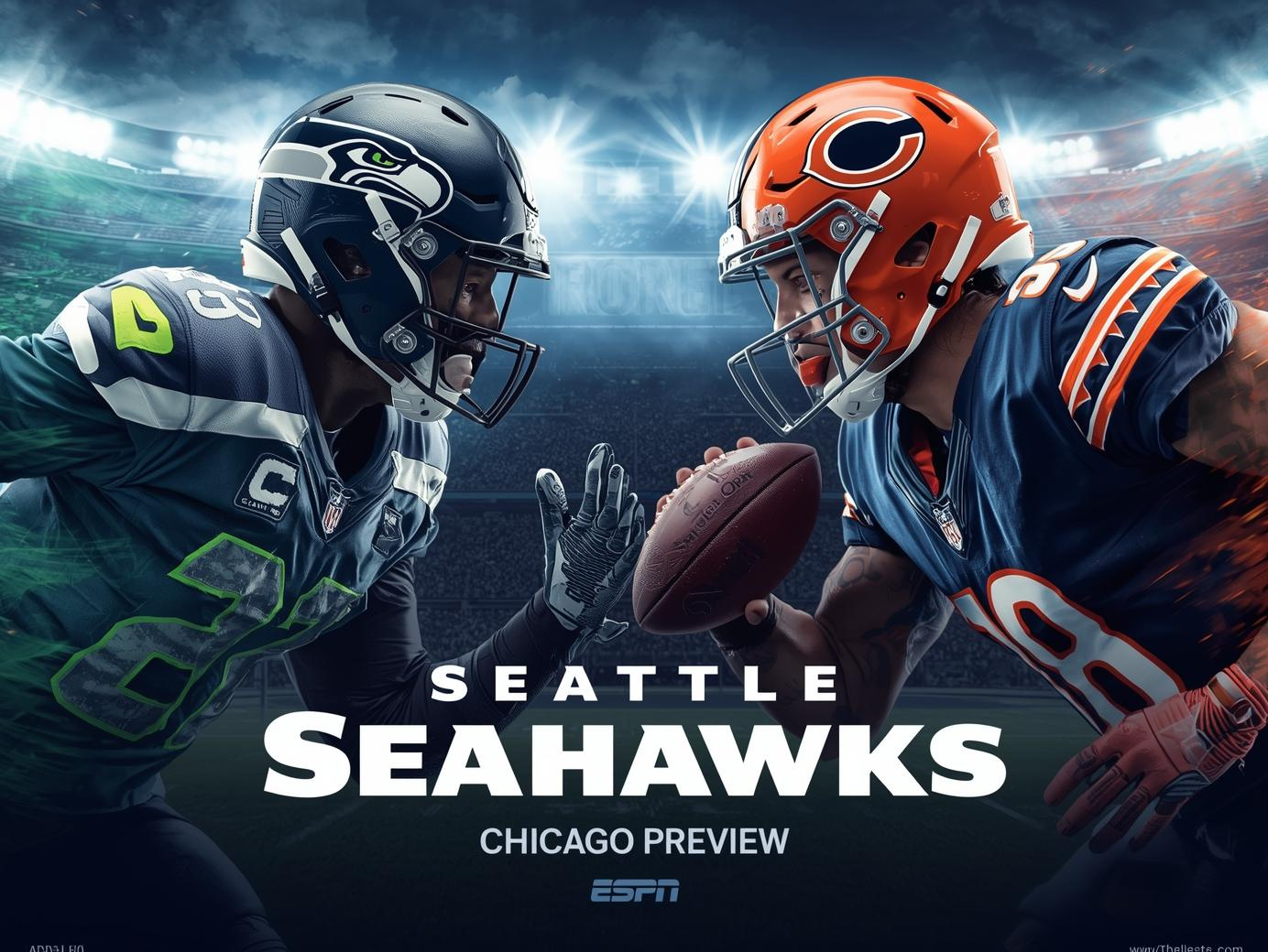 seahawks vs chicago bears match player stats
