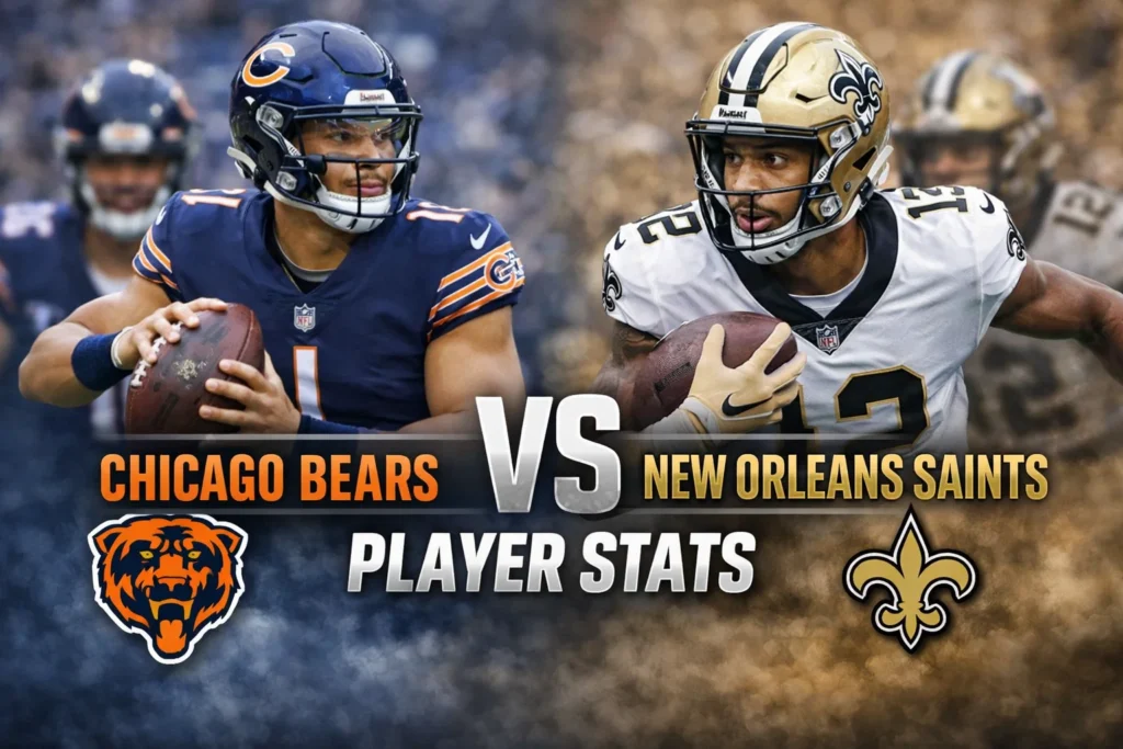 Chicago Bears vs 49ers Full Player Stats & Box Score