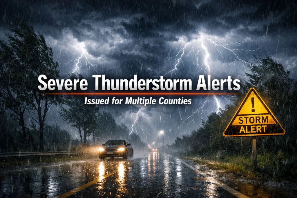 Stormy South Carolina street