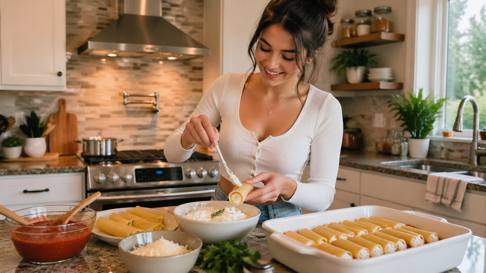 Mannacote Recipe: Easy Stuffed Baked Manicotti Pasta Guide