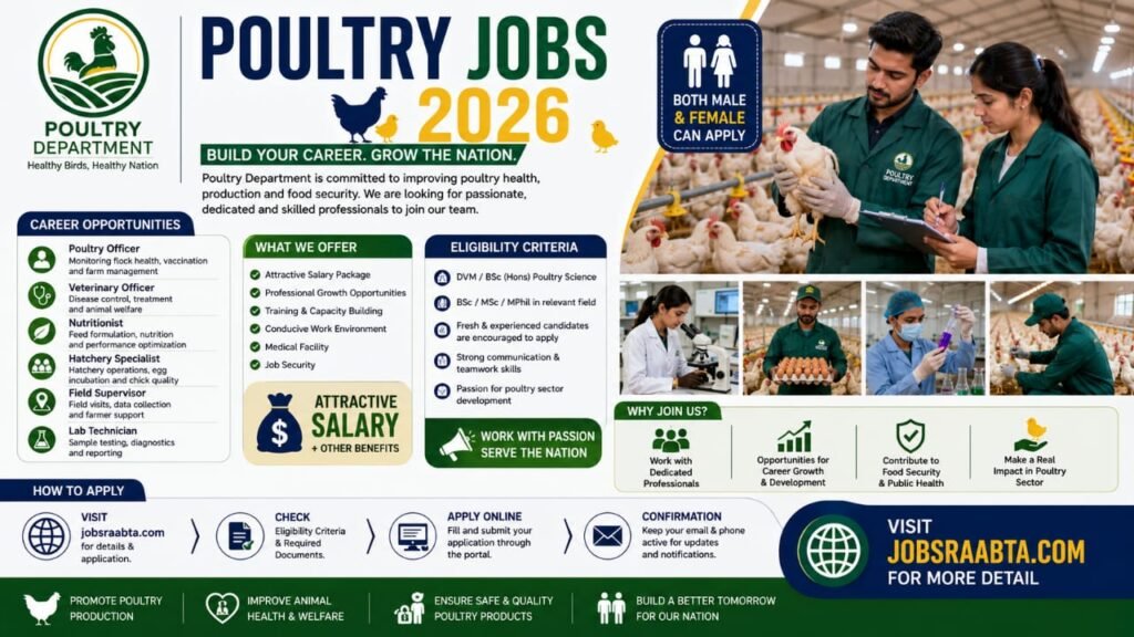 Poultry Jobs 2026 Online Apply – Latest Advertisement | Poultry Careers Pakistan