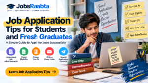 Job Application Tips for Students and Fresh Graduates: A Simple Guide